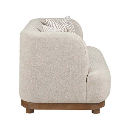 Crescent 2-Piece Living Room Set (Sofa and Love Seat)