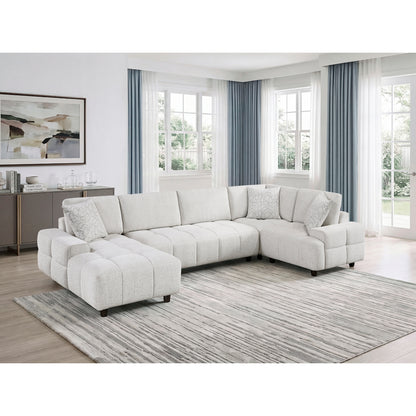 Tessella 4-Piece Modular Sectional with Left Chaise