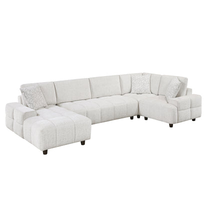 Tessella 4-Piece Modular Sectional with Left Chaise