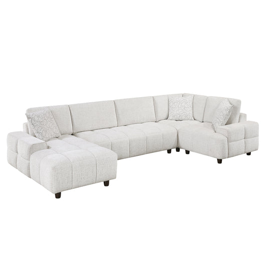 Tessella 4-Piece Modular Sectional with Left Chaise