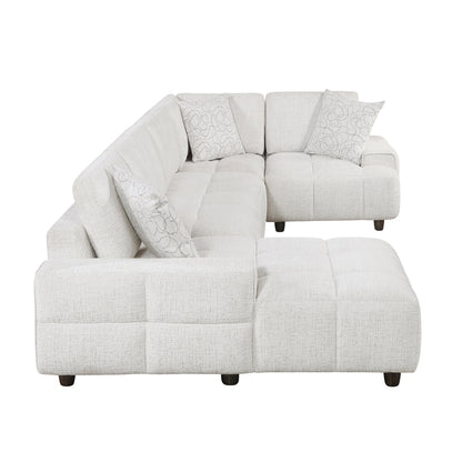 Tessella 4-Piece Modular Sectional with Left Chaise