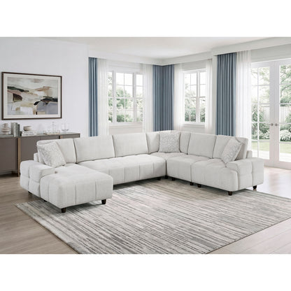 Tessella 5-Piece Modular Sectional with Left Chaise