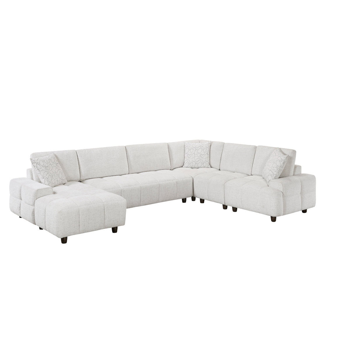 Tessella 5-Piece Modular Sectional with Left Chaise