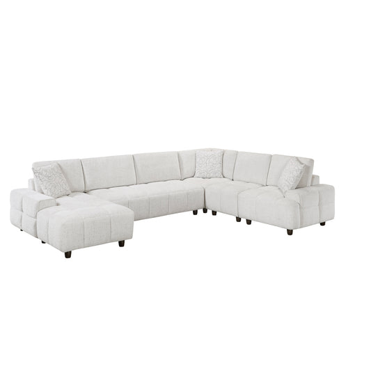 Tessella 5-Piece Modular Sectional with Left Chaise