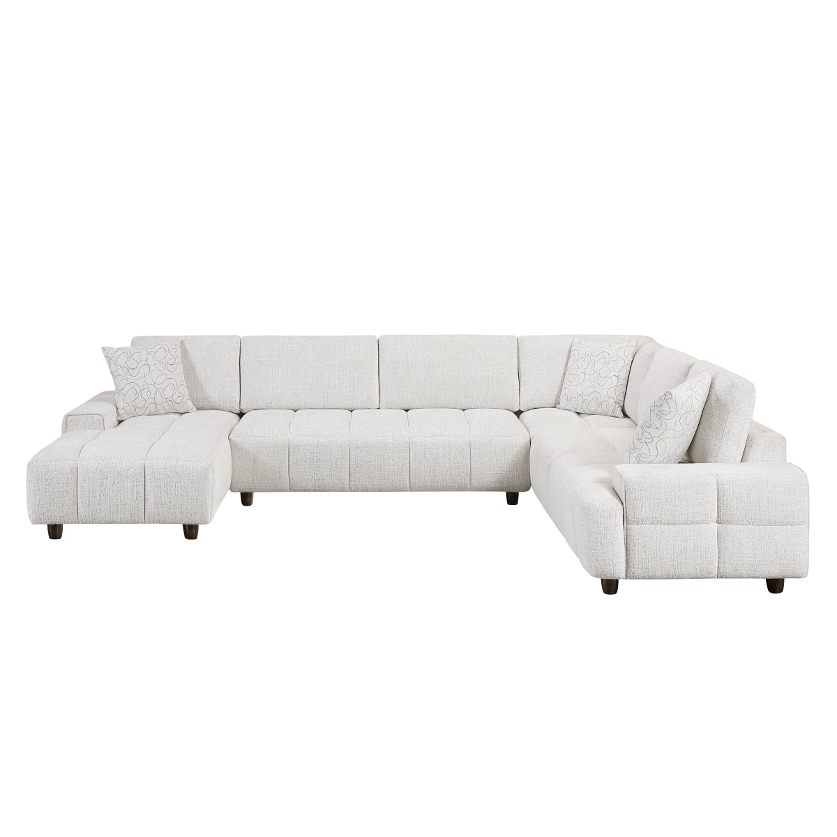 Tessella 5-Piece Modular Sectional with Left Chaise