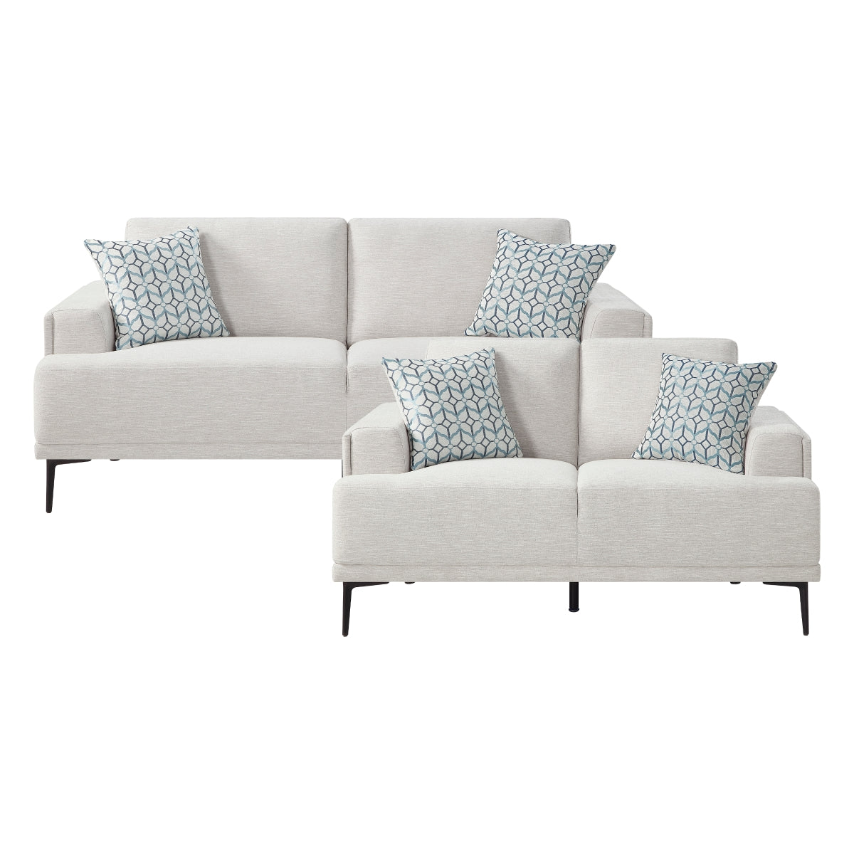 Stride 2-Piece Living Room Set (Sofa and Love Seat)