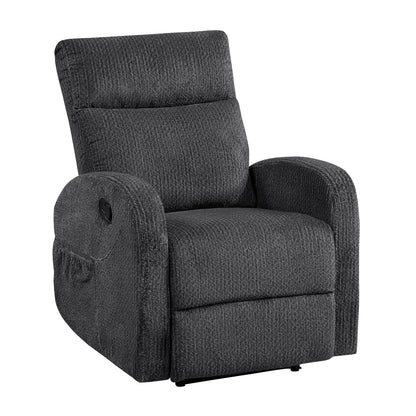 Allen Reclining Chair - Dark gray