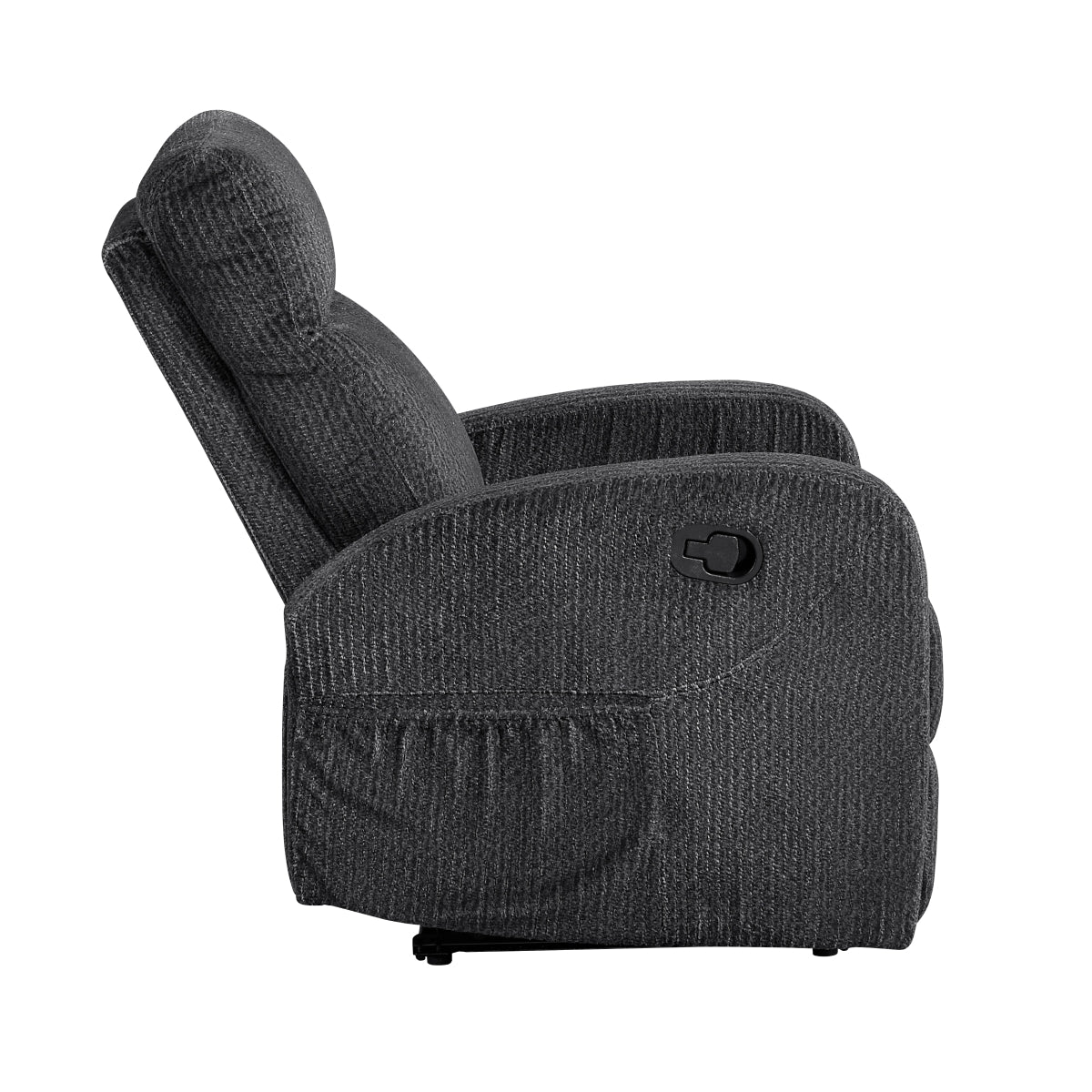 Allen Reclining Chair - Dark gray