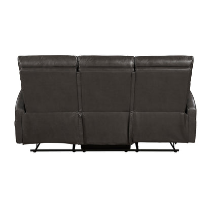 Allen Double Reclining Sofa - Espresso
