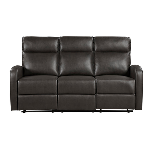 Allen Double Reclining Sofa - Espresso