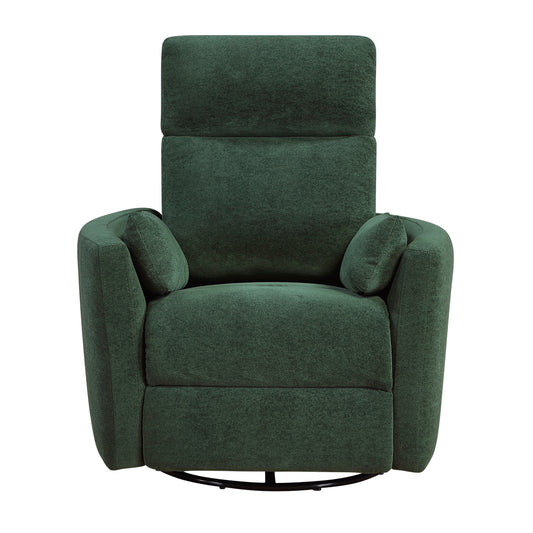 Desso Swivel Glider Reclining Chair - Green