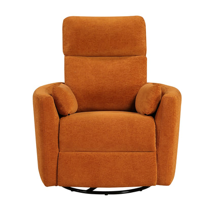 Desso Swivel Glider Reclining Chair - Orange