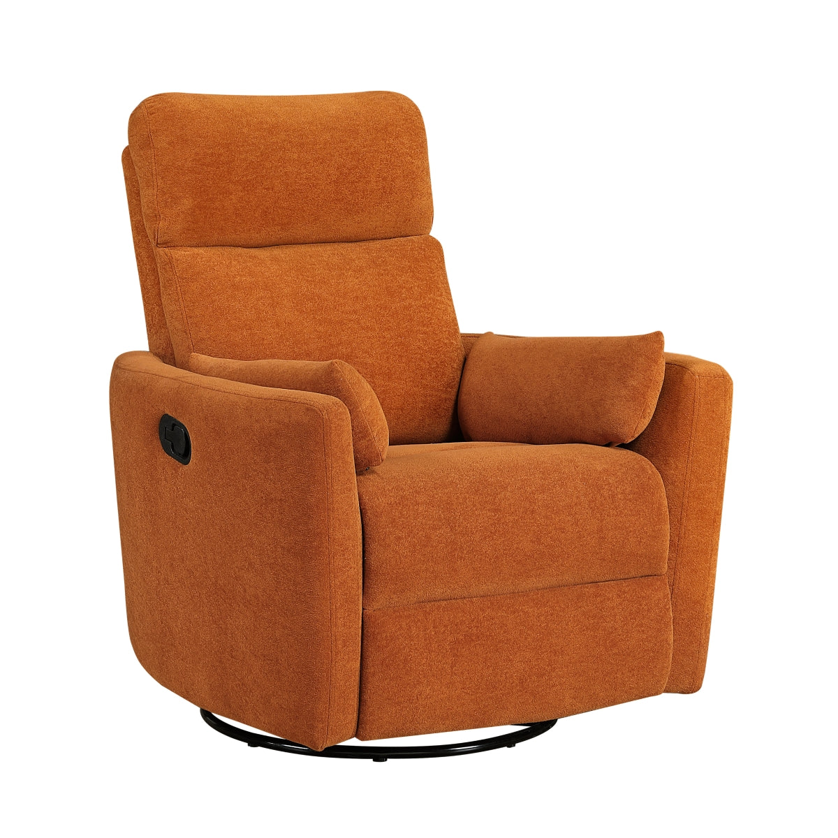 Desso Swivel Glider Reclining Chair - Orange
