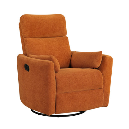 Desso Swivel Glider Reclining Chair - Orange