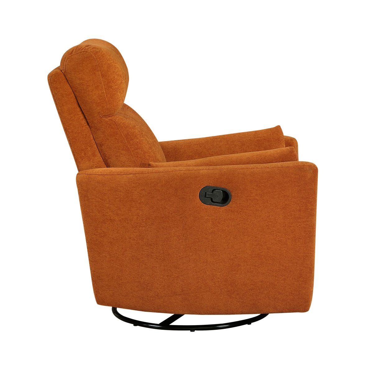 Desso Swivel Glider Reclining Chair - Orange