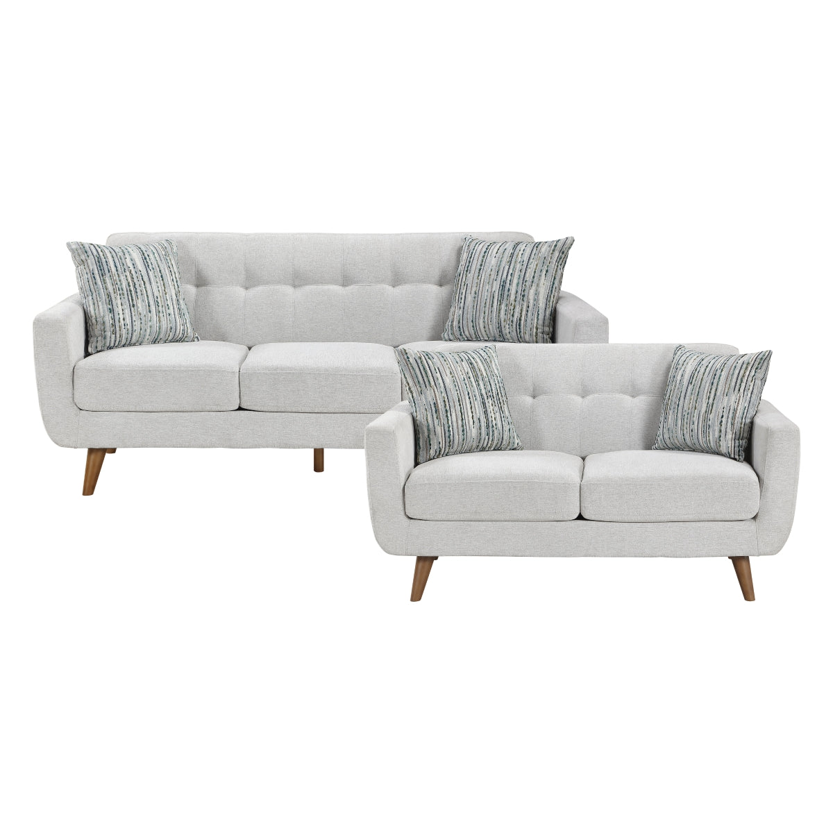 Seabrook 2-Piece Living Room Set (Sofa and Love Seat)