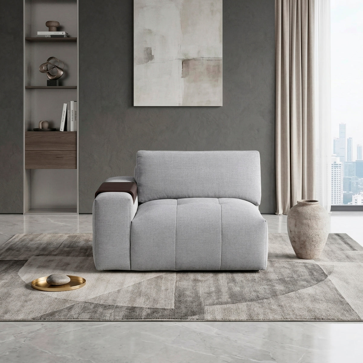 Tidal Left Side Chair with one Arm