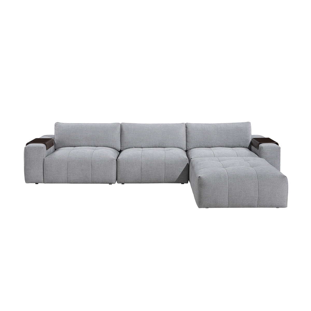 Tidal 4-Piece Modular Sectional with Ottoman