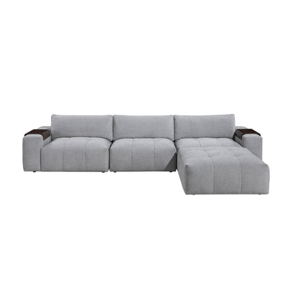 Tidal 4-Piece Modular Sectional with Ottoman