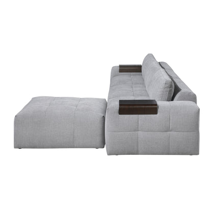 Tidal 4-Piece Modular Sectional with Ottoman