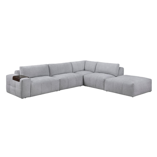 Tidal 5-Piece Modular Sectional with Ottoman