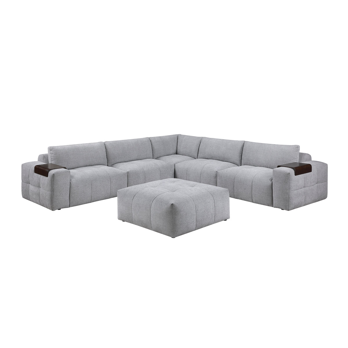 Tidal 6-Piece Modular Sectional with Ottoman