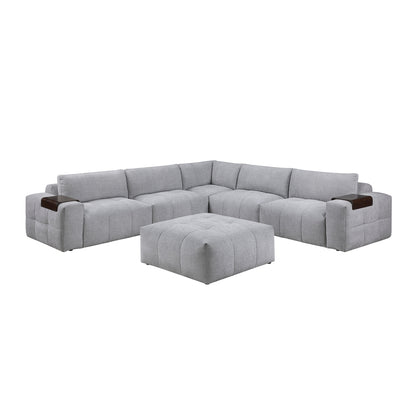 Tidal 6-Piece Modular Sectional with Ottoman