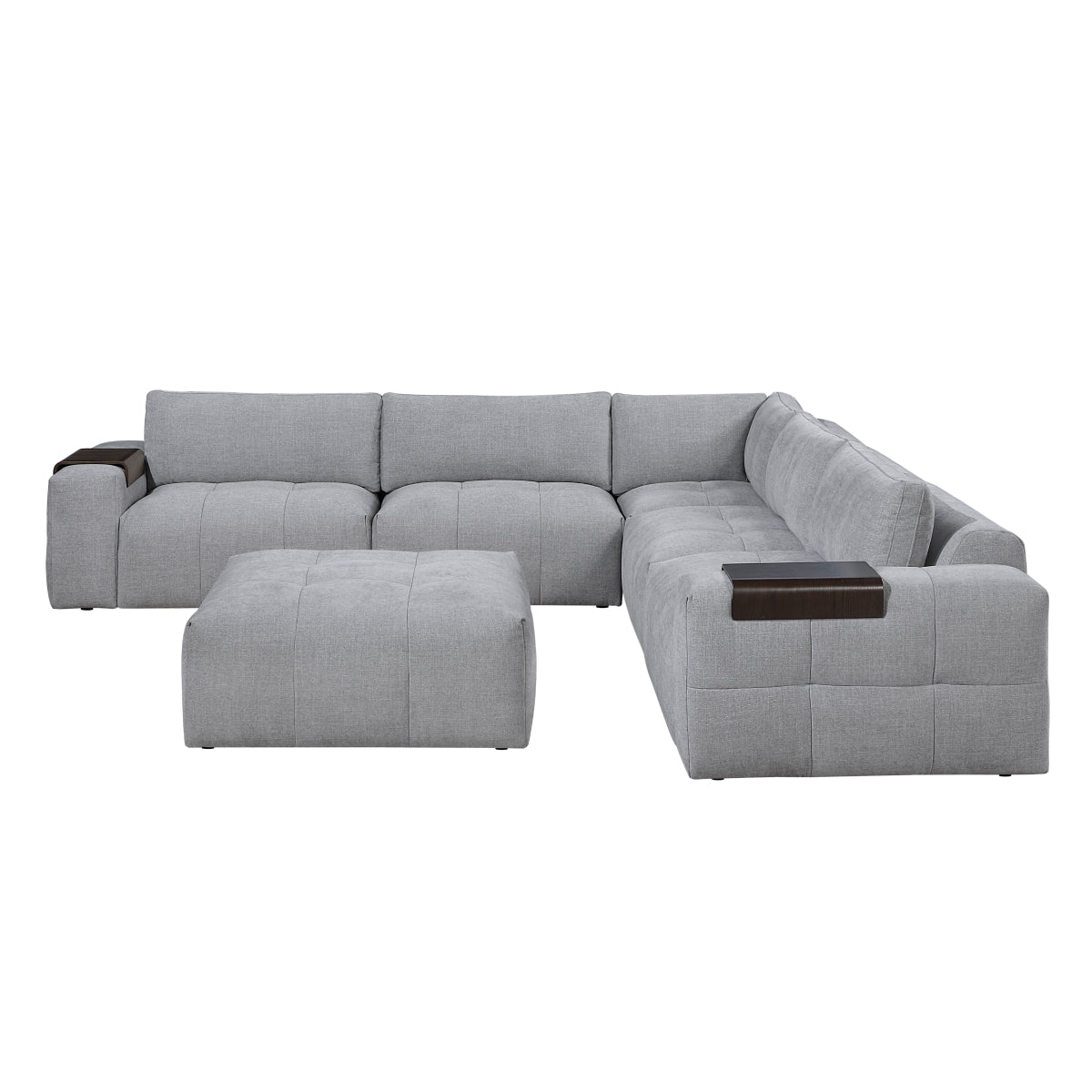 Tidal 6-Piece Modular Sectional with Ottoman