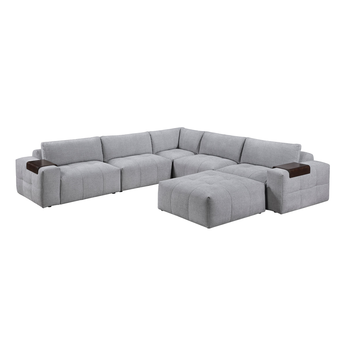 Tidal 6-Piece Modular Sectional with Ottoman