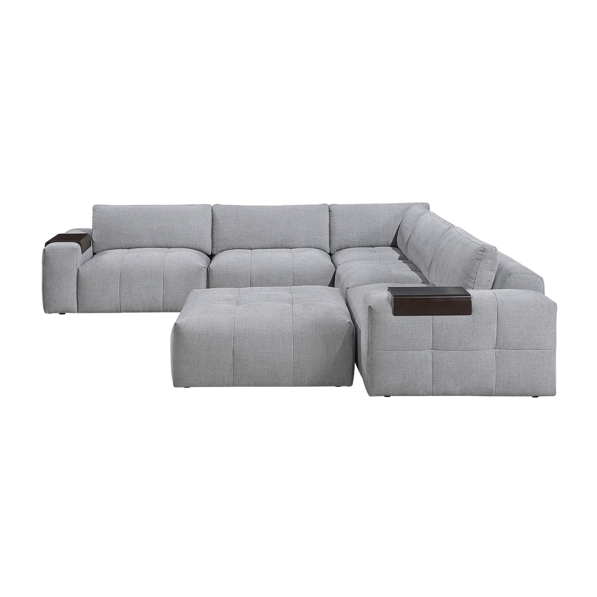 Tidal 6-Piece Modular Sectional with Ottoman