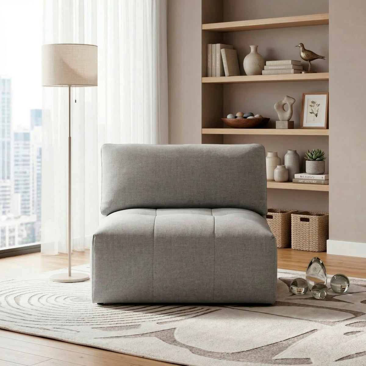 Tidal Armless Chair