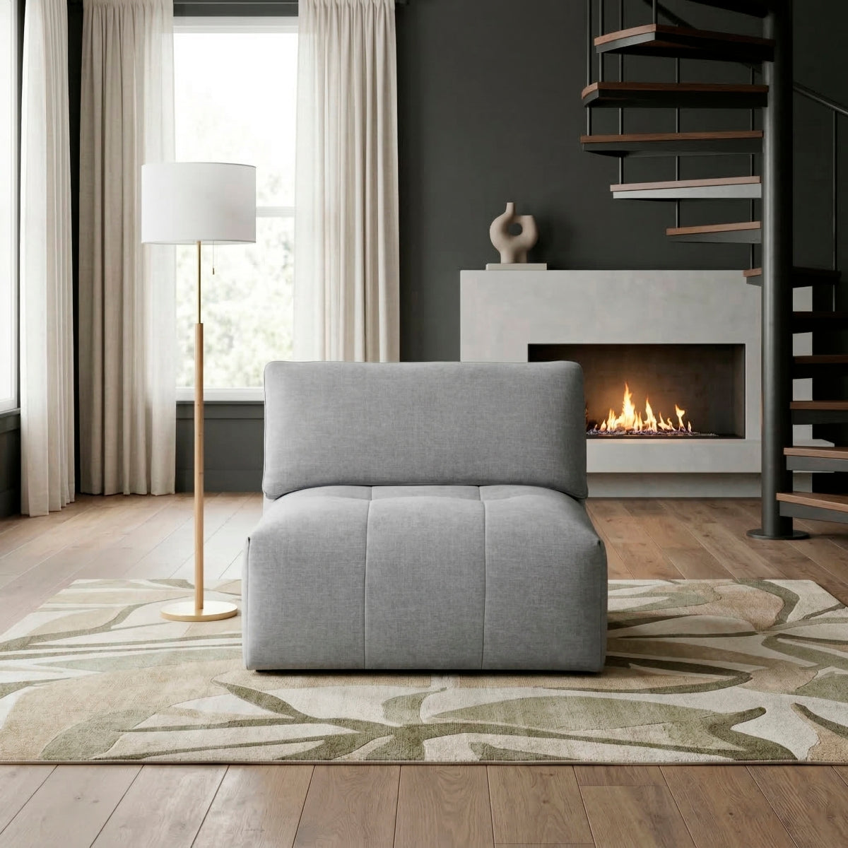 Tidal Armless Chair