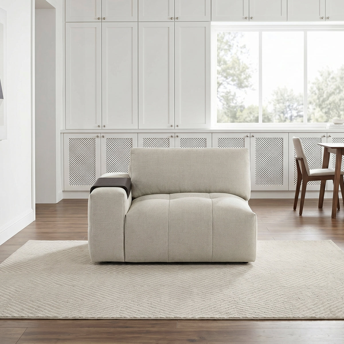 Tidal Left Side Chair with one Arm