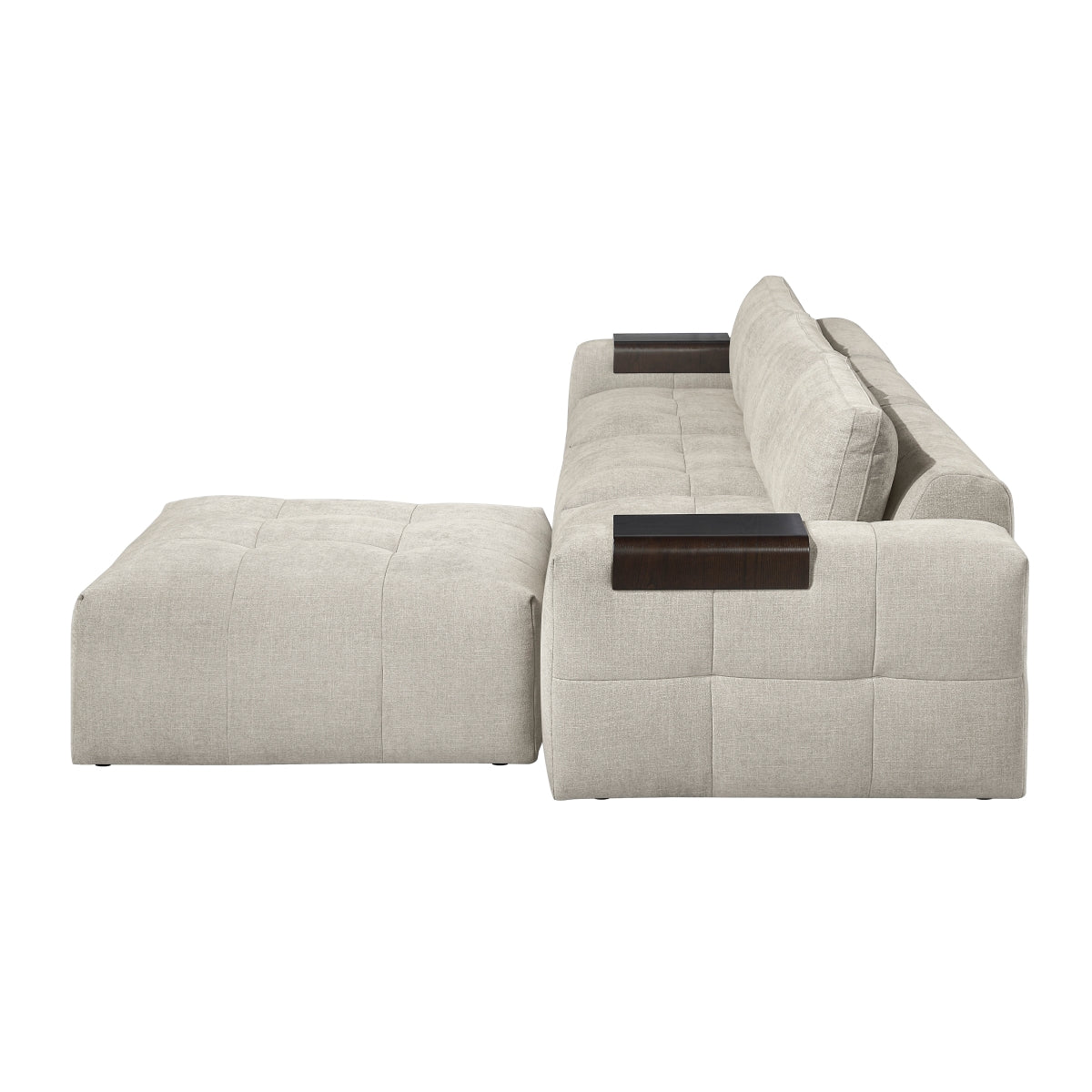 Tidal 4-Piece Modular Sectional with Ottoman