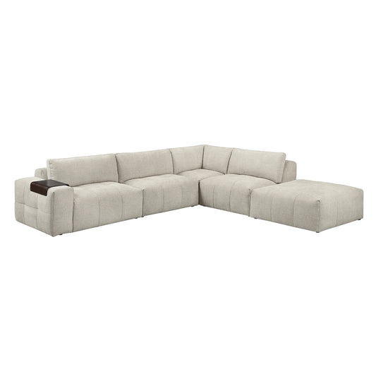 Tidal 5-Piece Modular Sectional with Ottoman