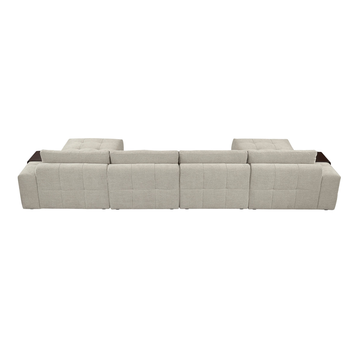 Tidal 6-Piece Modular Sectional with Two Ottomans