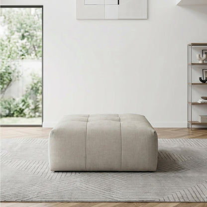 Tidal Ottoman with caster