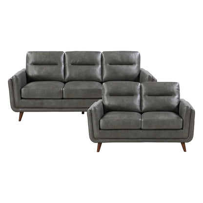 Slate 2-Piece Living Room Set (Sofa and Love Seat)