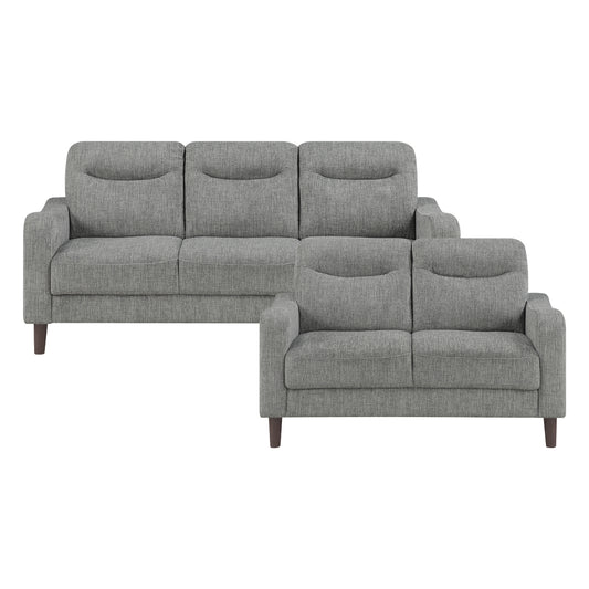 Linden 2-Piece Living Room Set (Sofa and Love Seat)
