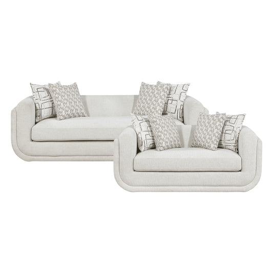 Nimbus 2-Piece Living Room Set (Sofa and Love Seat)