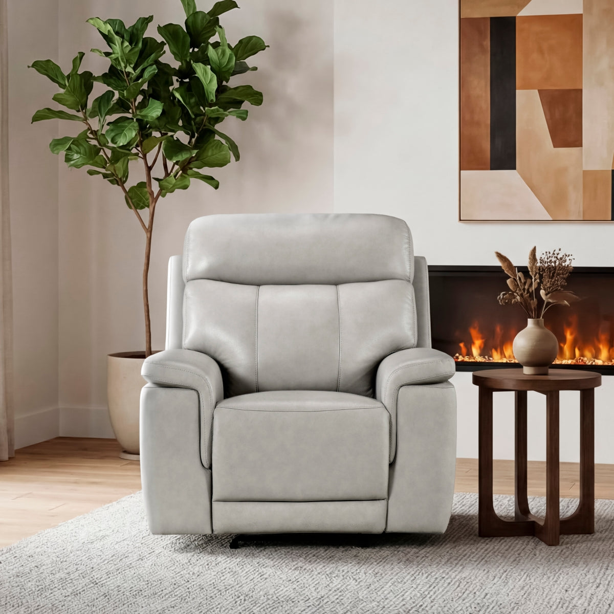 Celestia Power Glider Reclining Chair with Power Headrest