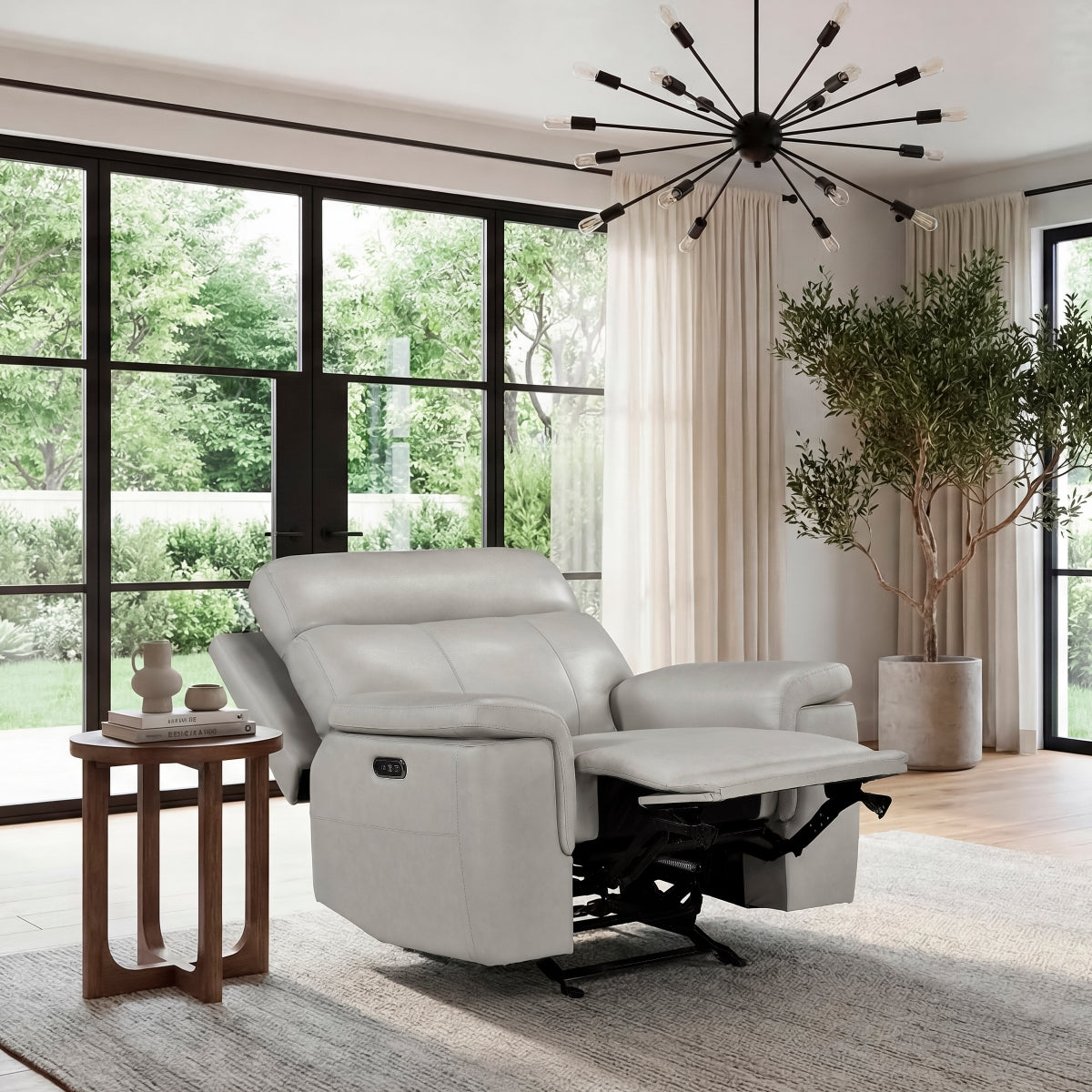 Celestia Power Glider Reclining Chair with Power Headrest