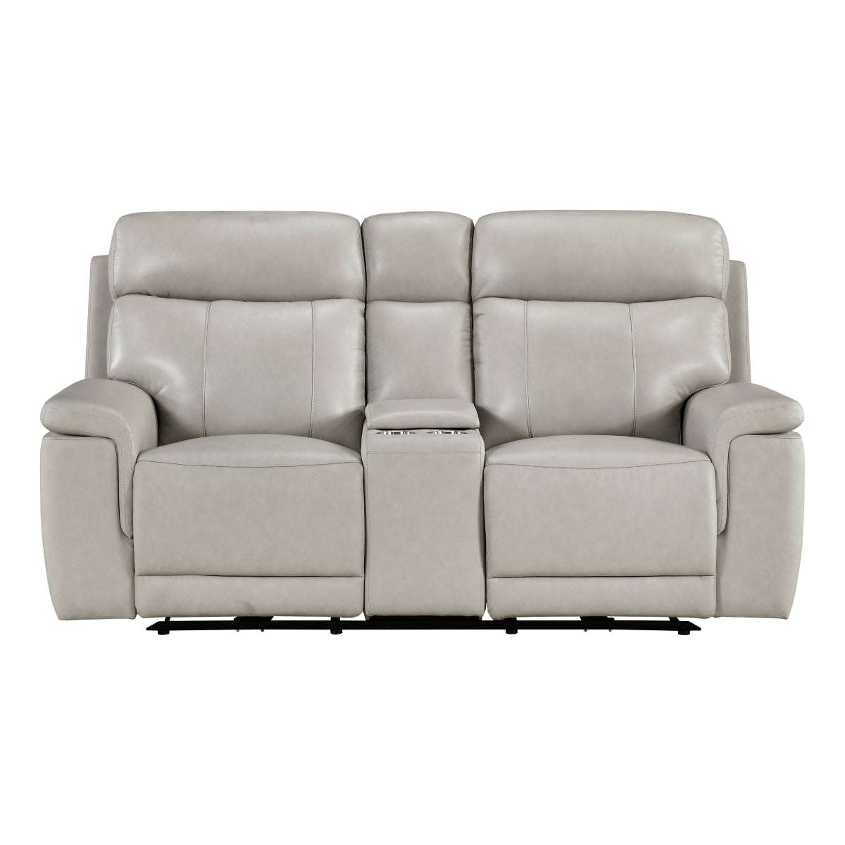 Celestia Power Double Reclining Love Seat with Power Headrest and Center Console