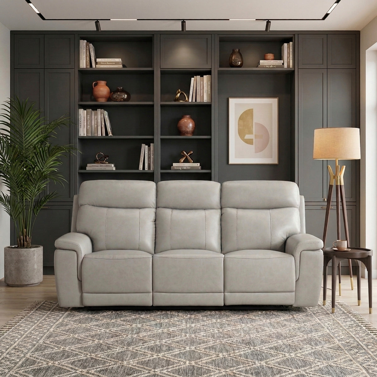 Celestia Power Double Reclining Sofa with Power Headrest