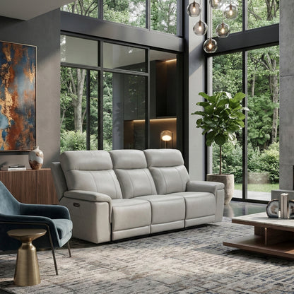 Celestia Power Double Reclining Sofa with Power Headrest