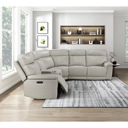 Celestia 6-Piece Modular Power Reclining Sectional with Power Headrests and Charging Ports