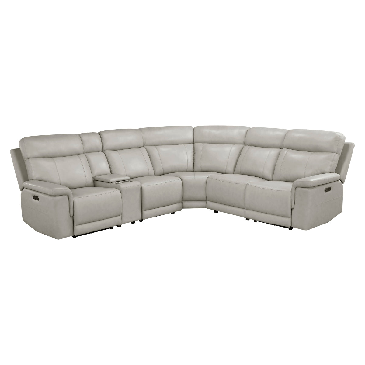 Celestia 6-Piece Modular Power Reclining Sectional with Power Headrests and Charging Ports