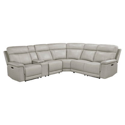 Celestia 6-Piece Modular Power Reclining Sectional with Power Headrests and Charging Ports