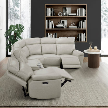 Celestia 6-Piece Modular Power Reclining Sectional with Power Headrests and Charging Ports