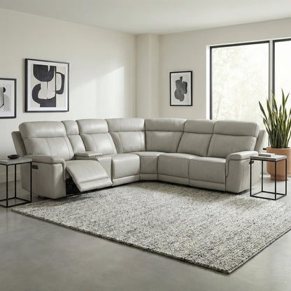 Celestia 6-Piece Modular Power Reclining Sectional with Power Headrests and Charging Ports